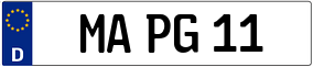 Truck License Plate